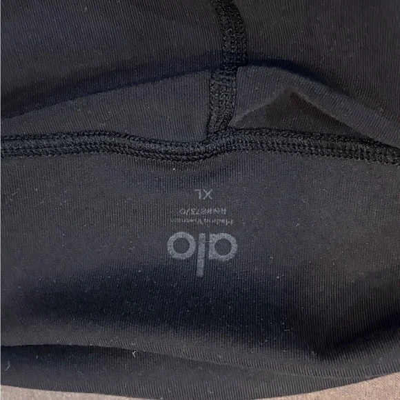 ALO Yoga Black Airbrush Leggings Size XL - Picture 6 of 8